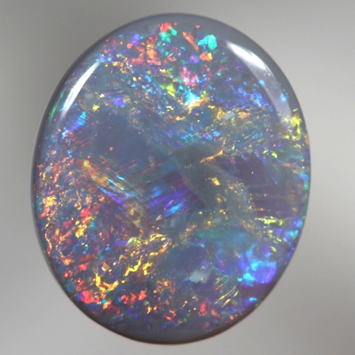 SOLID SEMI BLACK OPAL Very bright fiery colours. With VIDEO